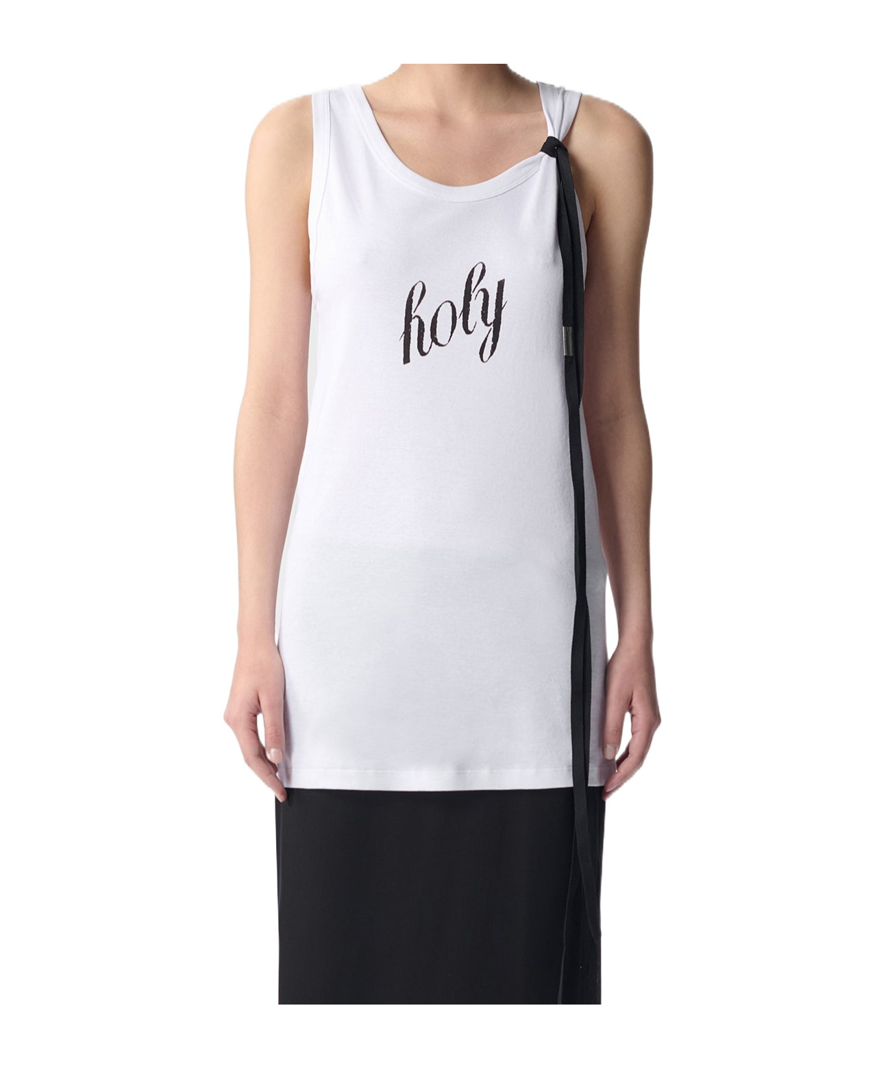 Ann Demeulemeester Printed Vest In White