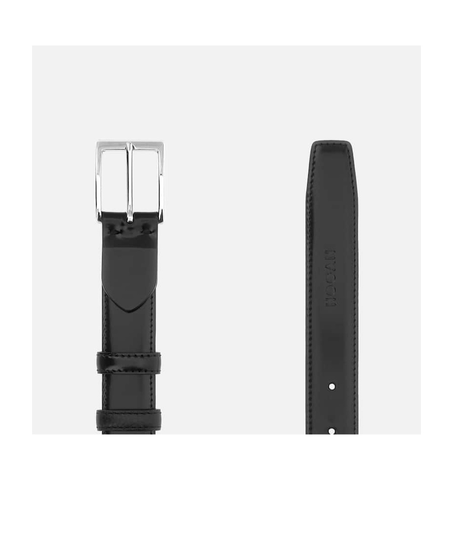 Hogan Adjustable Double Belt 30 Mm In Black