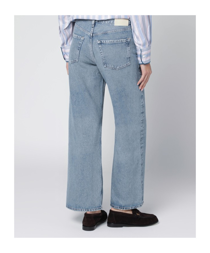 Citizen Of Humanity Lindz Low-rise Straight Jeans In Blue