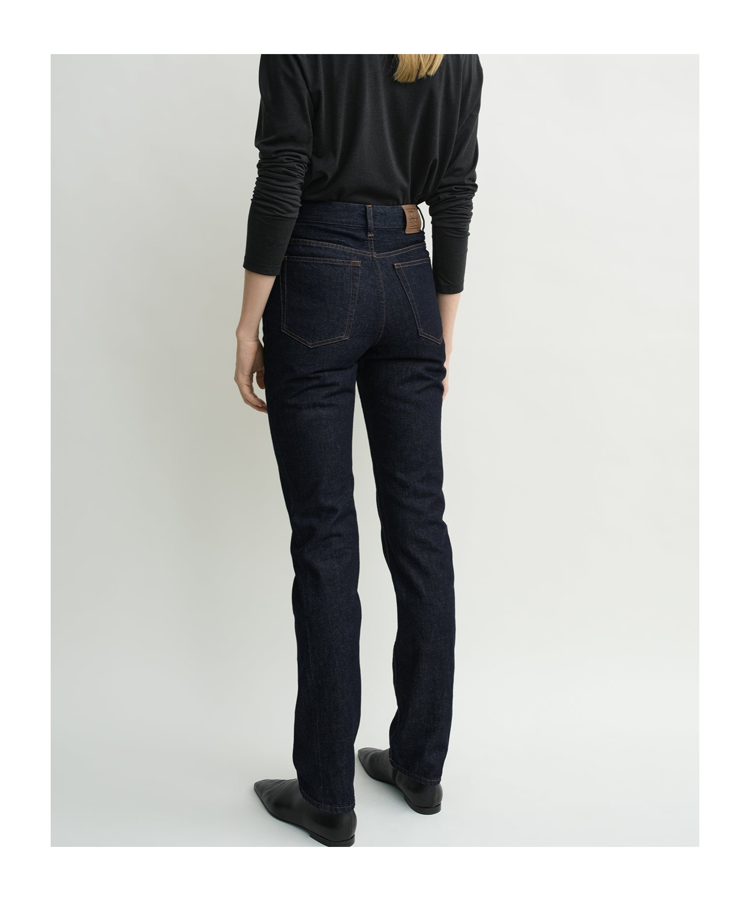 Totême High-waisted Slim-fit Jeans In Blue