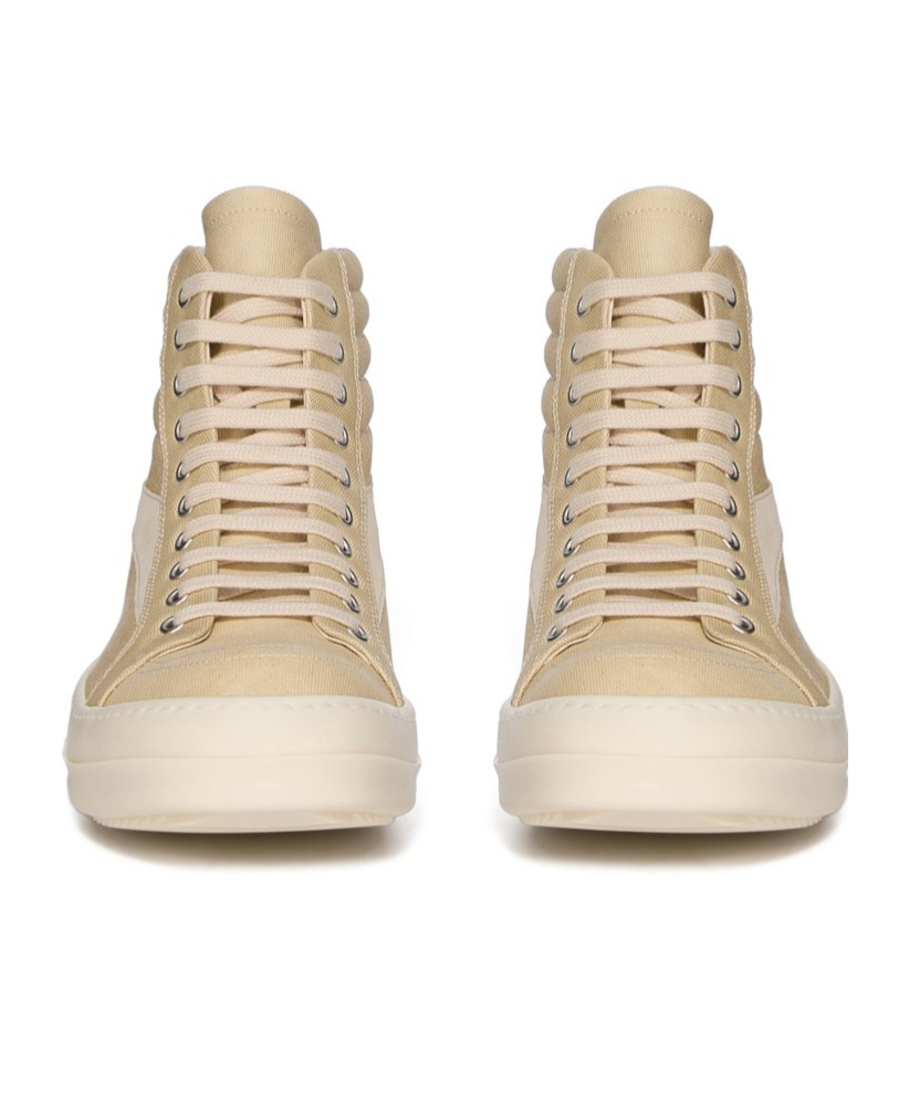 Rick Owens Drkshdw Vintage High Top Sneakers In Nude