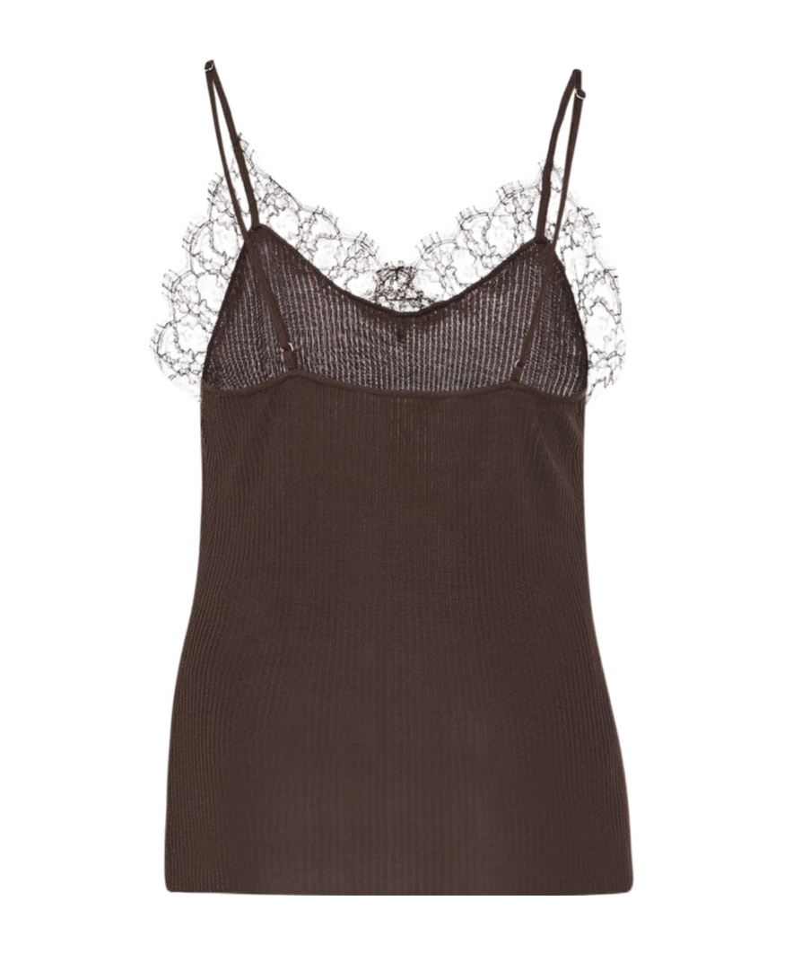 The Row Brown Ikee Camisole In Green