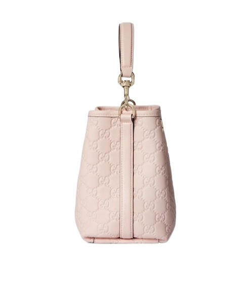 Gucci Gg Emblem Small Bucket Bag In Pattern