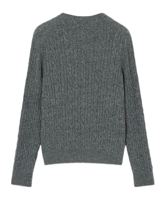 Loro Piana Treccia Crewneck In Gray
