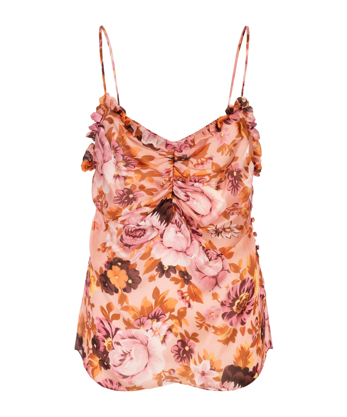 Chloé Spaghetti Strap Camisole In Pink