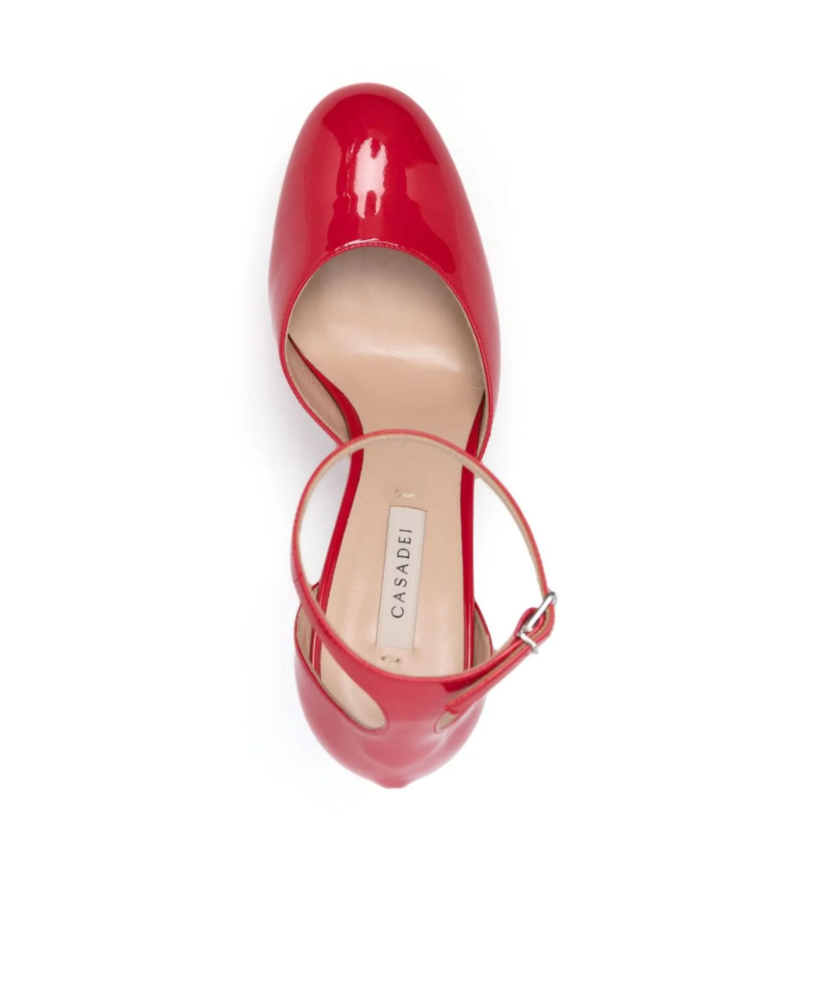 Casadei Thick Soled High Heels In Red