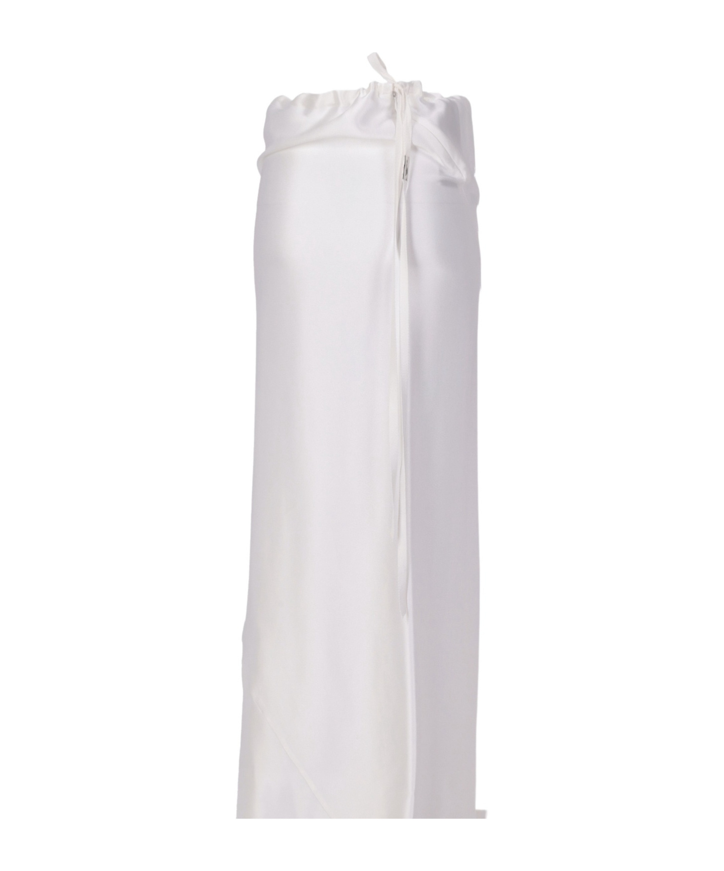 Ann Demeulemeester Eveline Long Bias Skirt In White