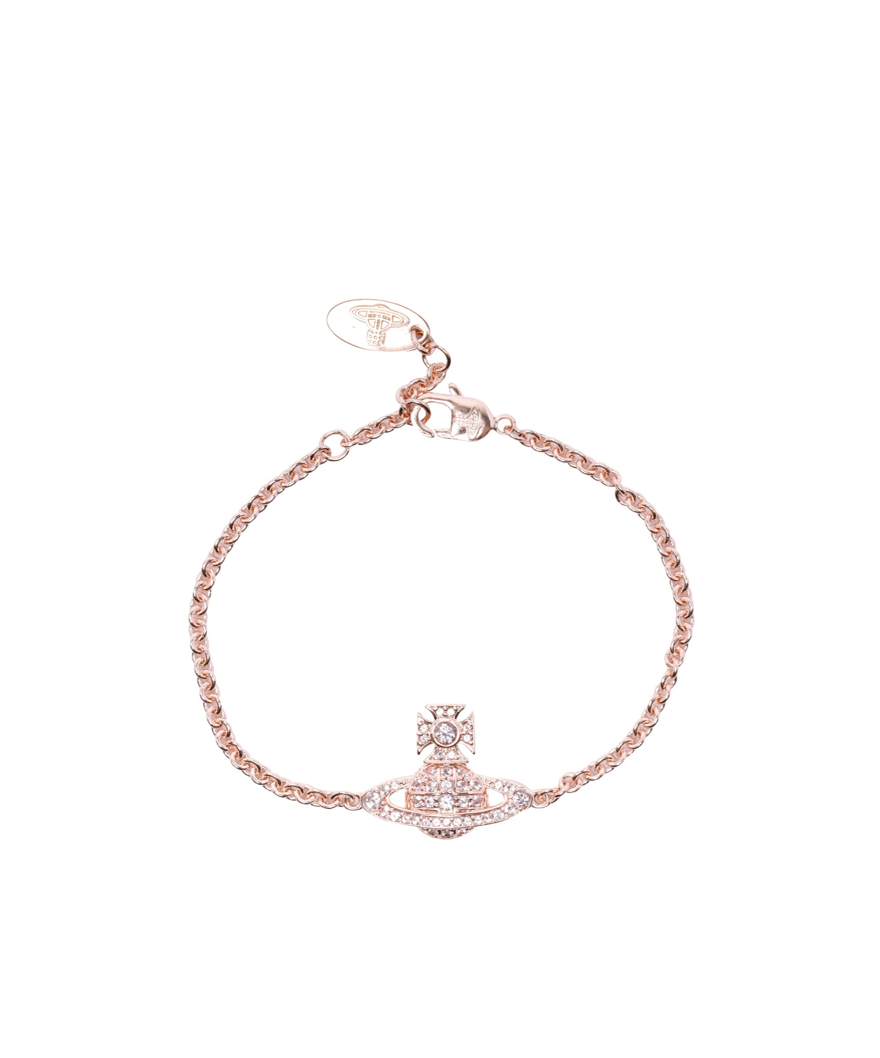 Vivienne Westwood Bas Embossed Bracelet In Yellow