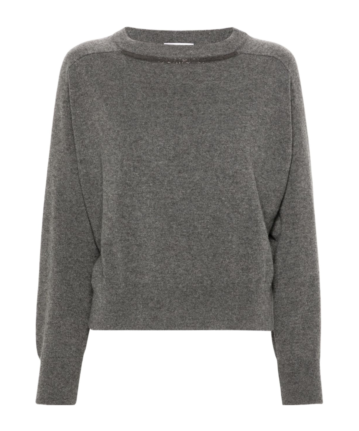 Brunello Cucinelli Monili-detailed Sweater In Black