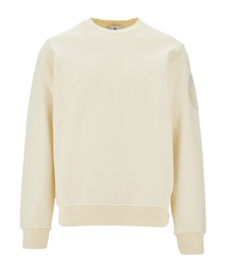 STONE ISLAND STONE ISLAND COMPASS EMBROIDERED CREWNECK SWEATSHIRT