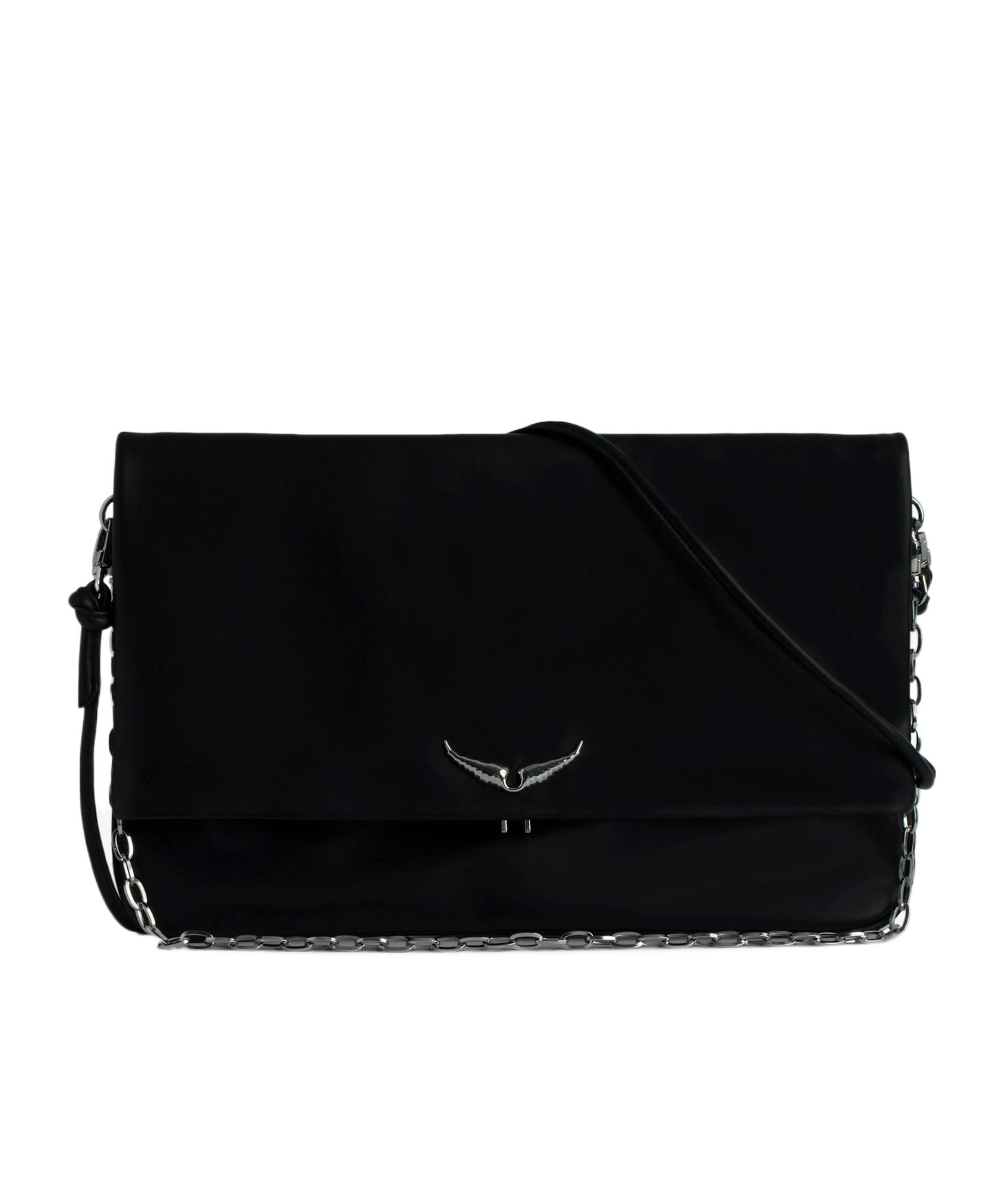 ZADIG & VOLTAIRE LARGE ROCK ETERNAL CLUTCH BAG