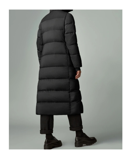 Canada Goose Backpack-strap Feather Down Coat In Black