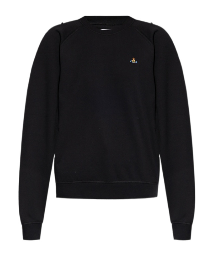 Vivienne Westwood Women Cotton And Cashmere Blend Jumper In Black