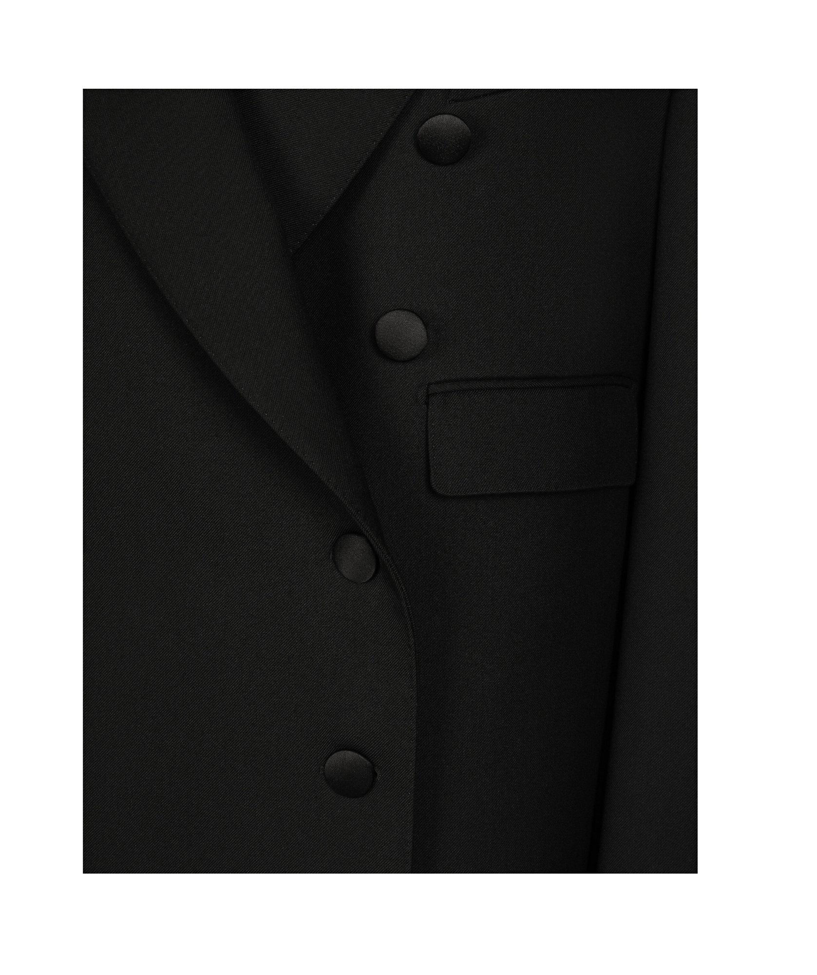 Dolce & Gabbana Wool Gabardine Double-breasted Coat - Women's - Silk/virgin Wool In Black
