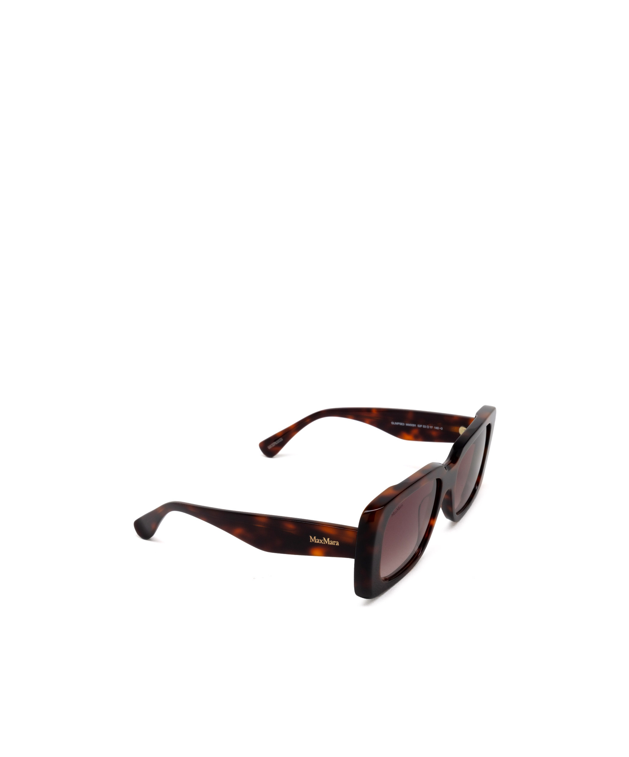 Max Mara Logo Sunglasses In Black