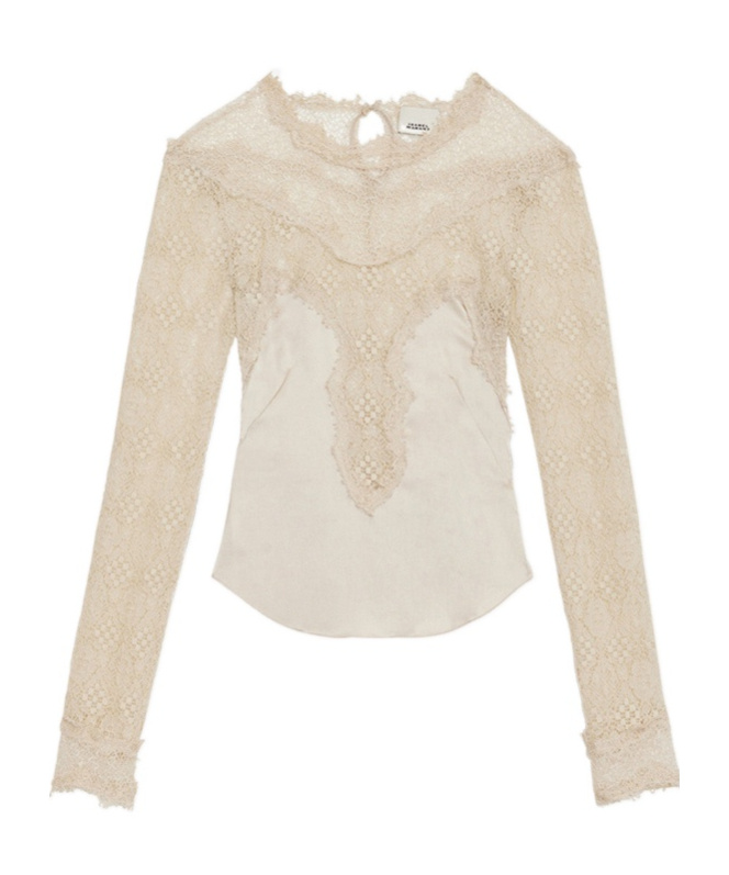 Isabel Marant Diem Top In Neutral