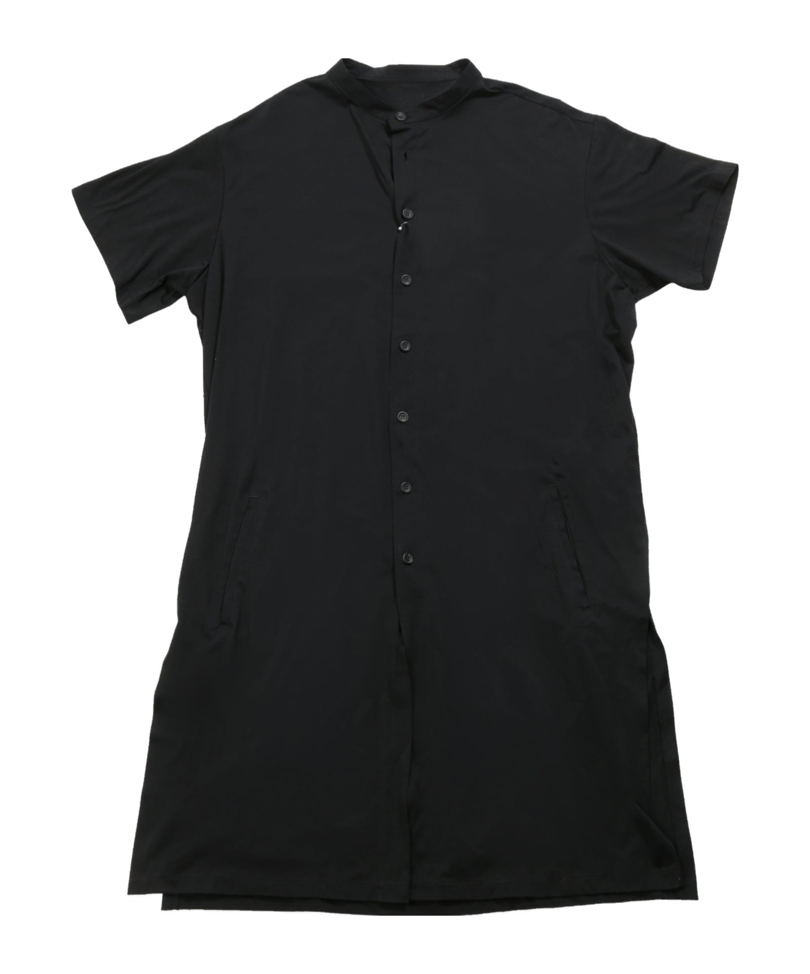 Shop Yohji Yamamoto Printed Jersey Shirt In Black