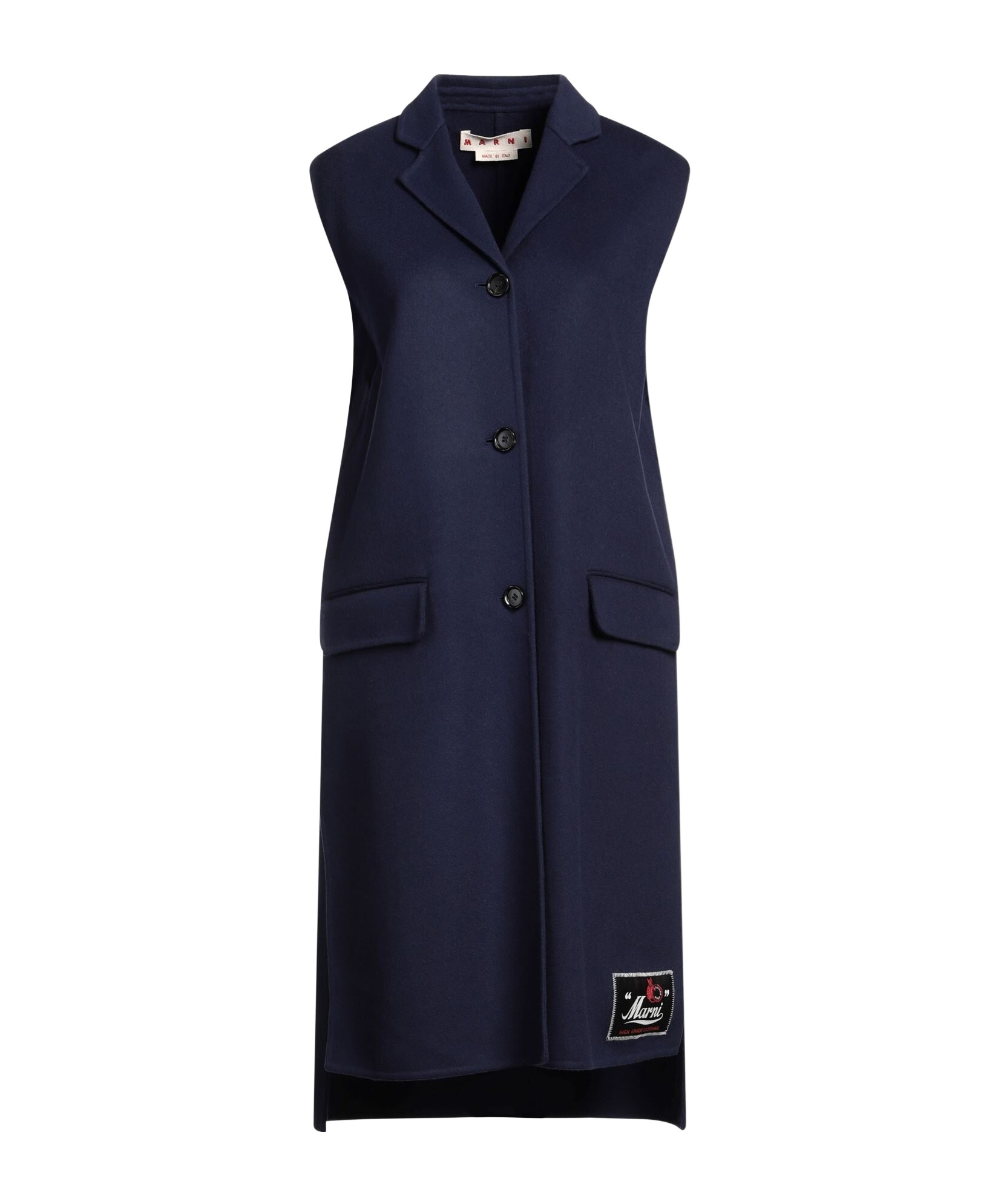 Marni Single-breasted Coat In Black