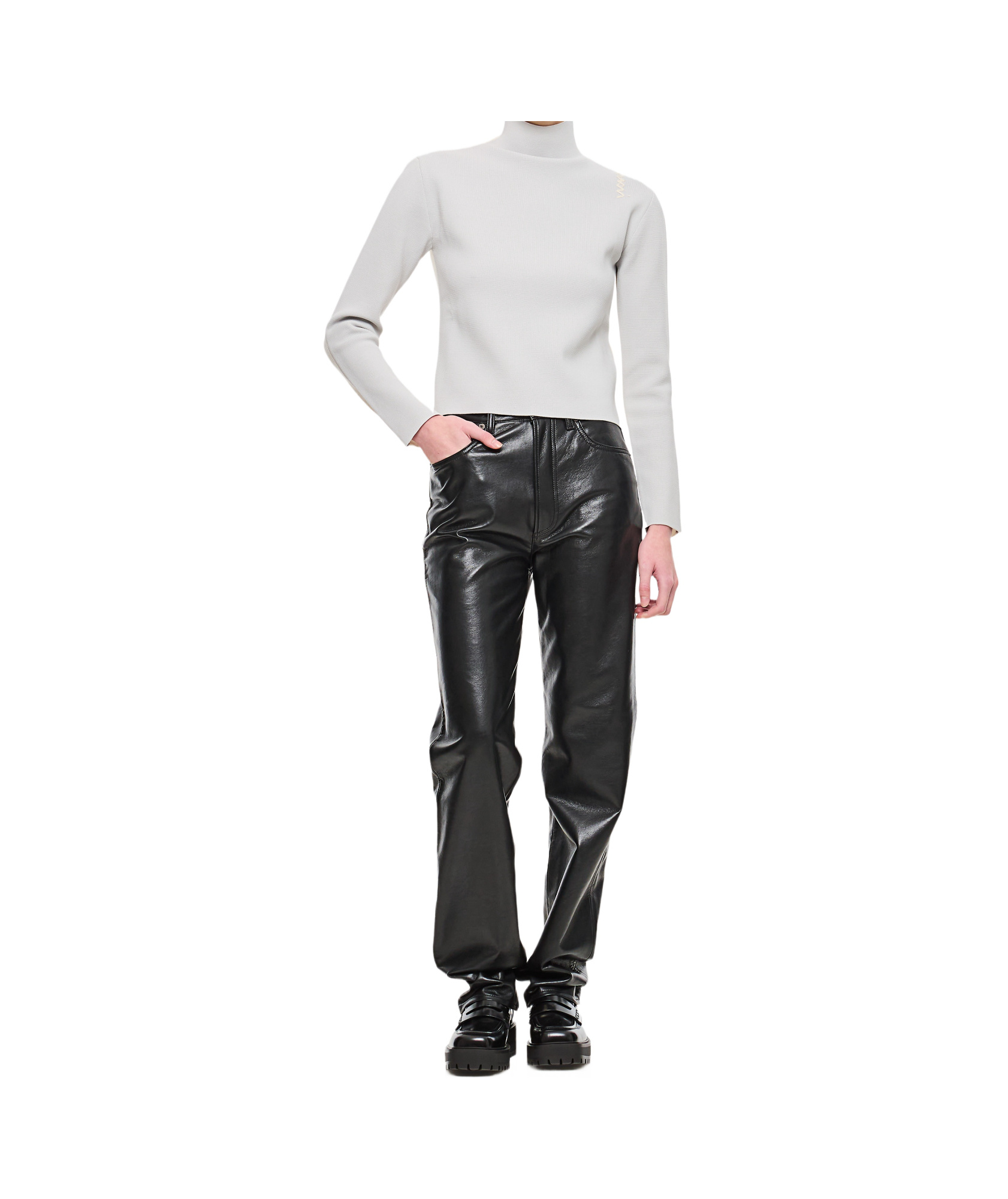 Marni Turtleneck Sweater In White