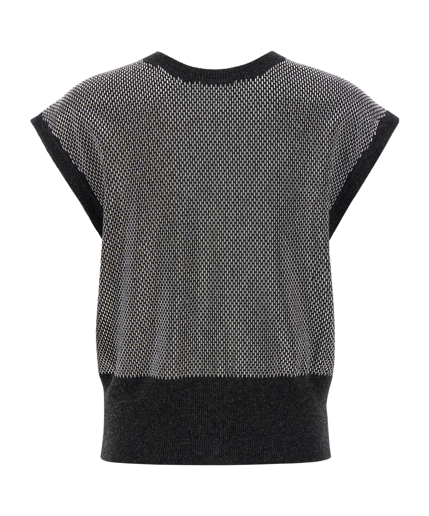 Haikure Kirby Gilet Gray In Black