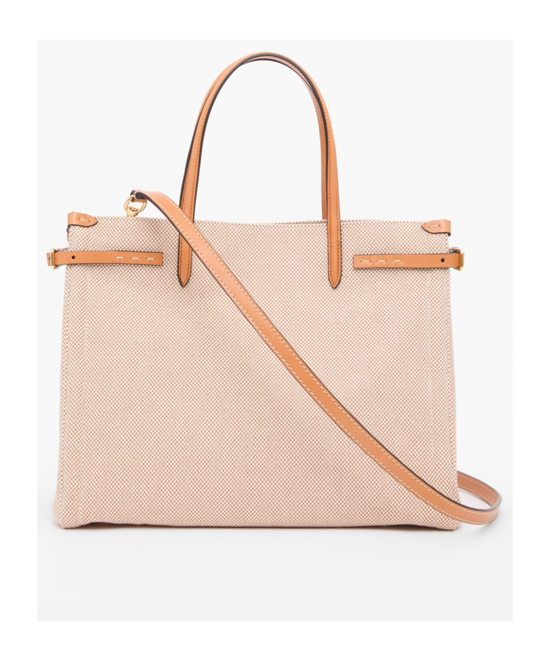 Valentino Antibes Big Shopping Bag With Adjustable Side Straps In Nude