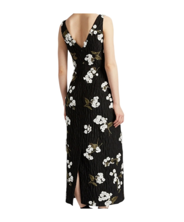 Shop Erdem Sleeveless Dress In Black