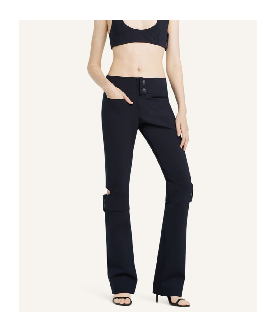 Courrèges Double-buckle Trousers