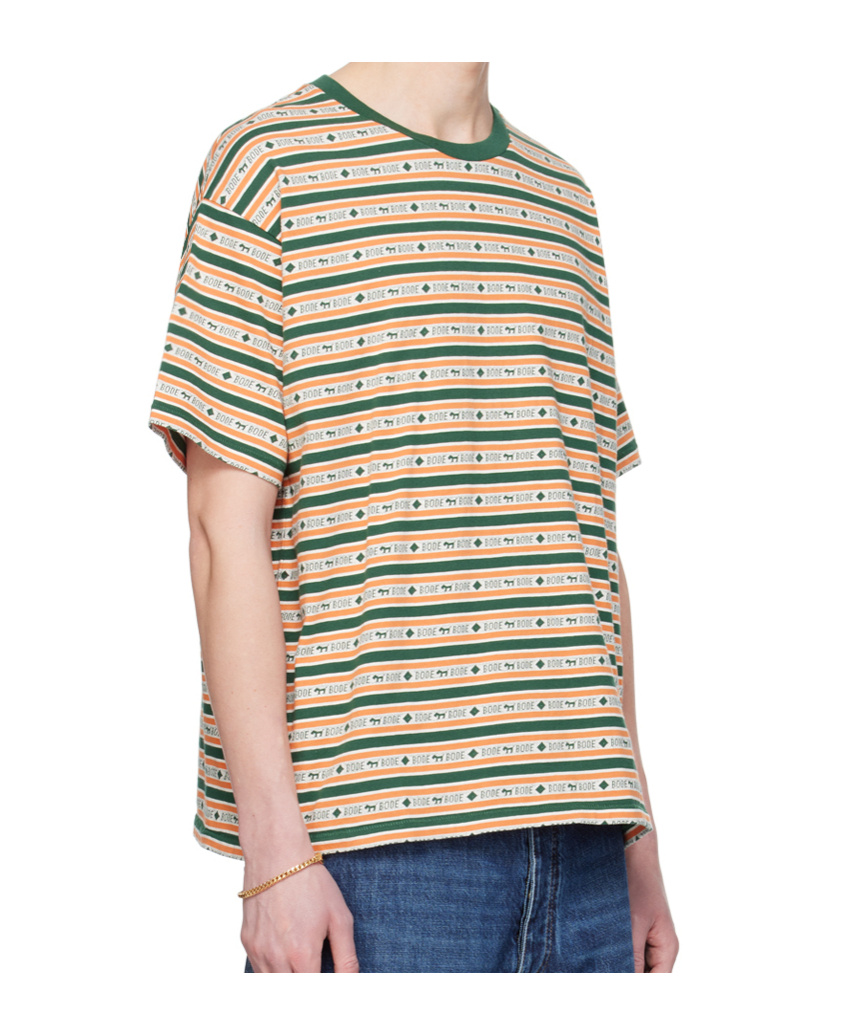 Bode Scottie Jacquard T-shirt In Multicolor