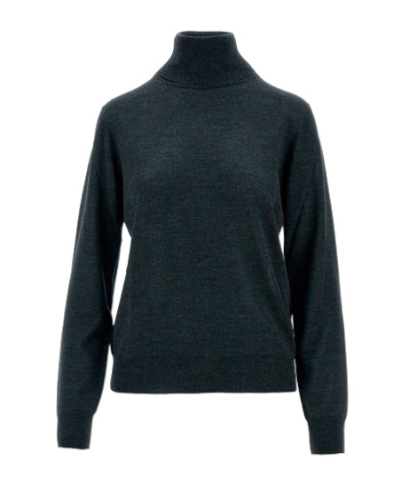 P.a.r.o.s.h Black Turtleneck Sweater In Black