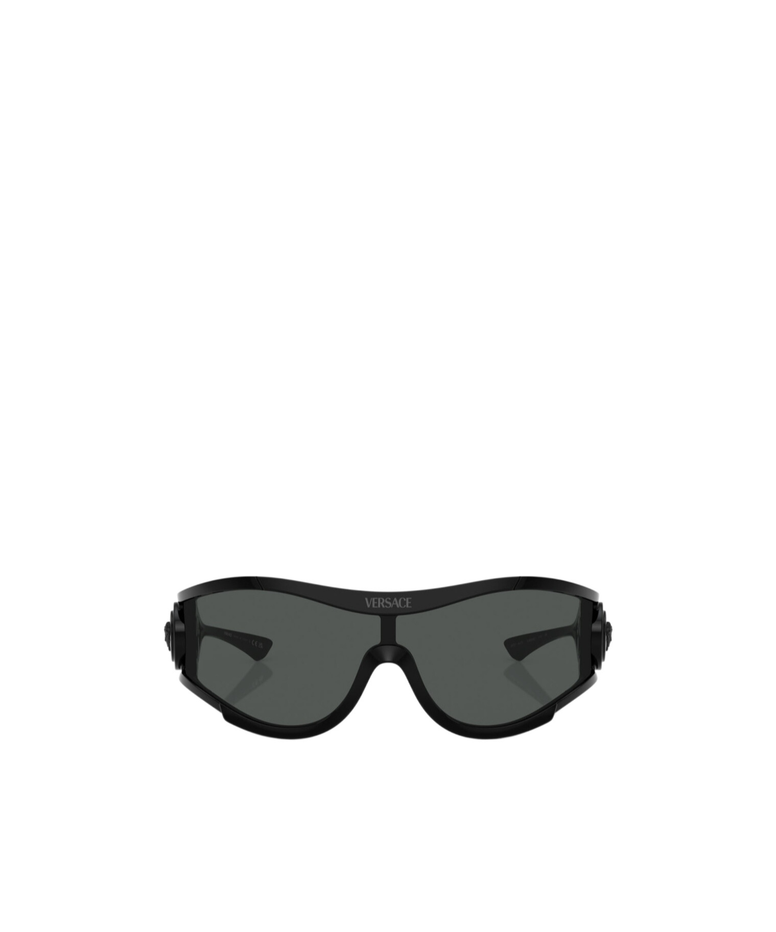 Versace Medusa-plaque Pilot-frame Sunglasses In Black