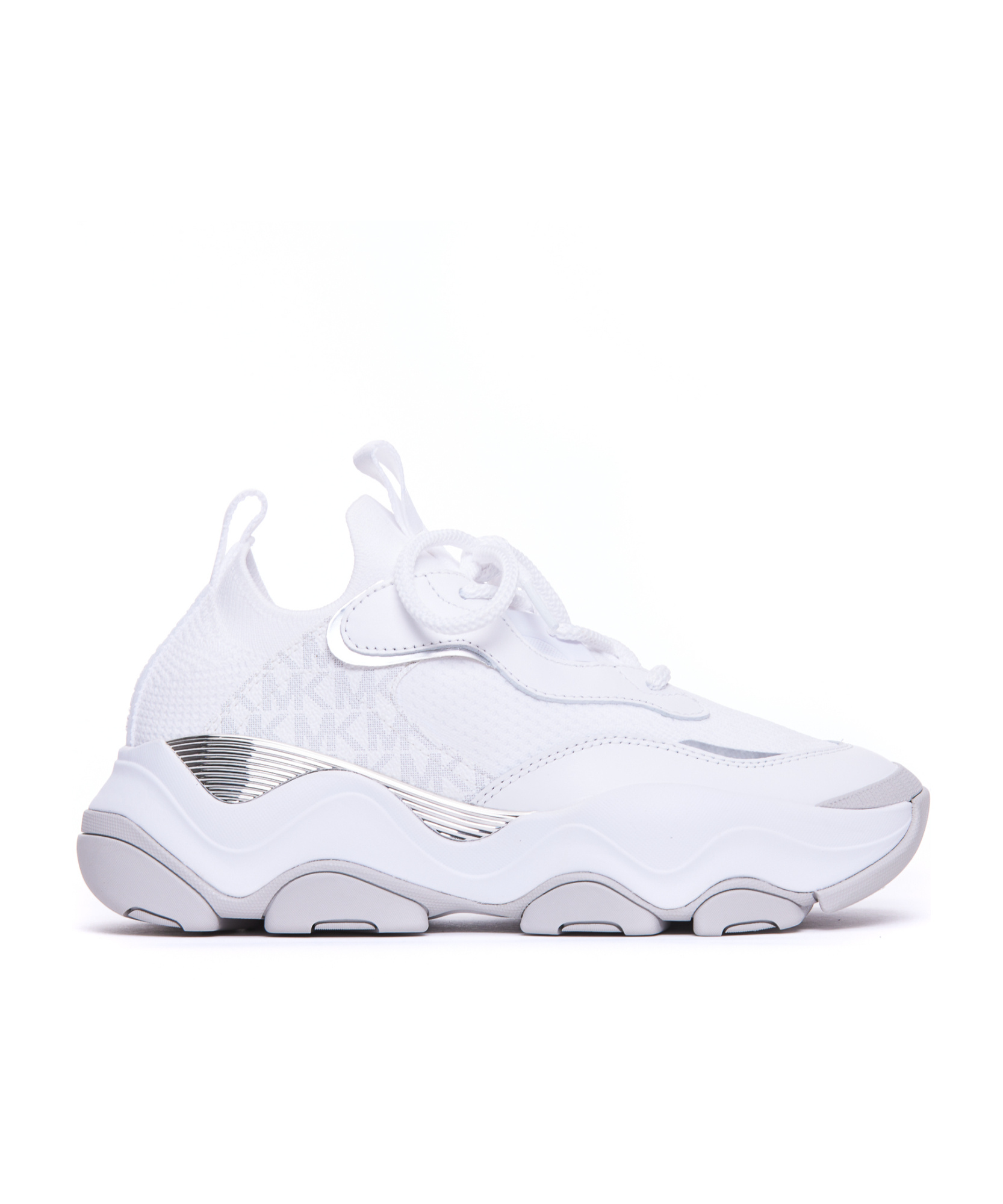 Michael Kors Laced Sneakers In White