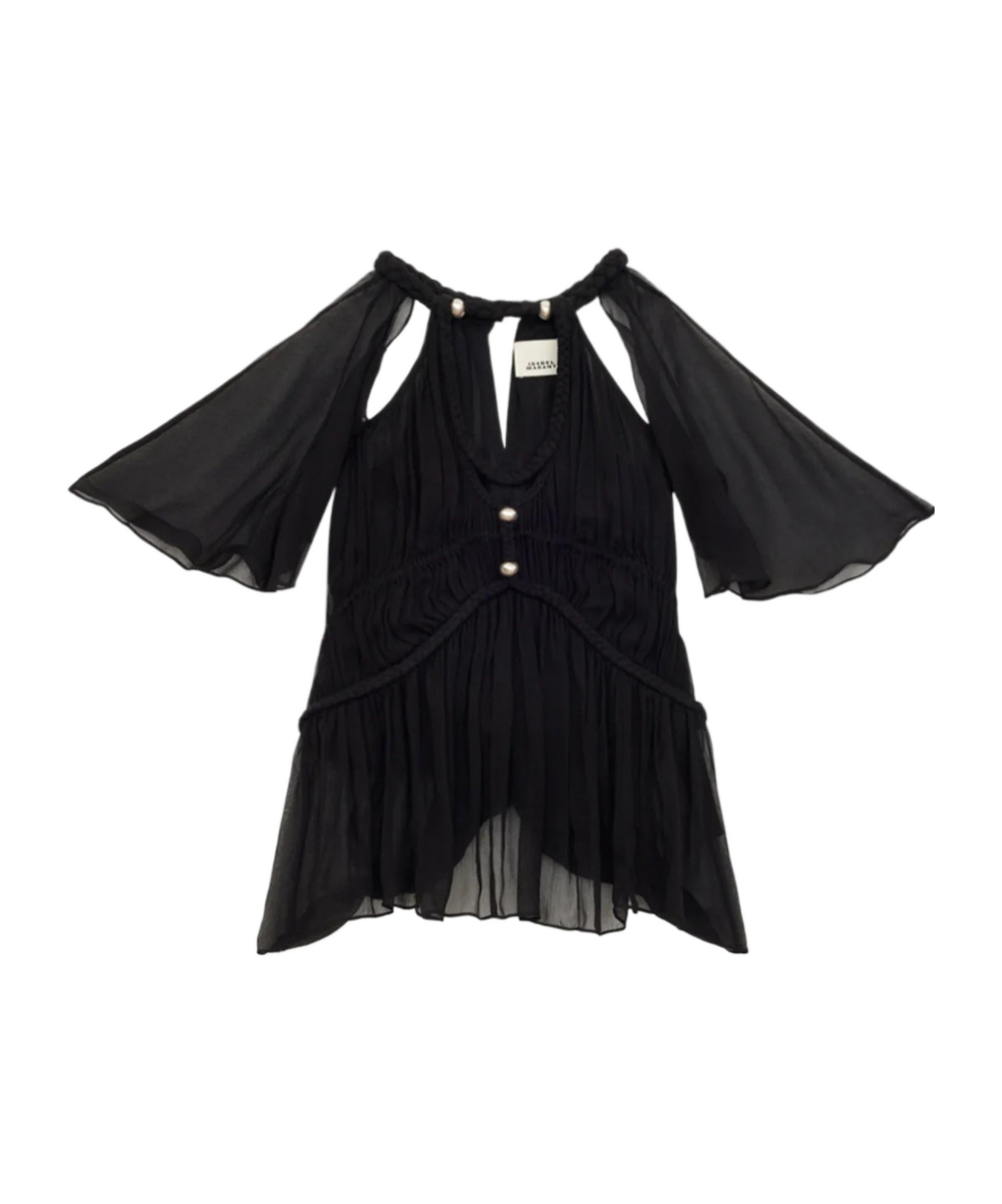 Isabel Marant Rosaline Top In Black