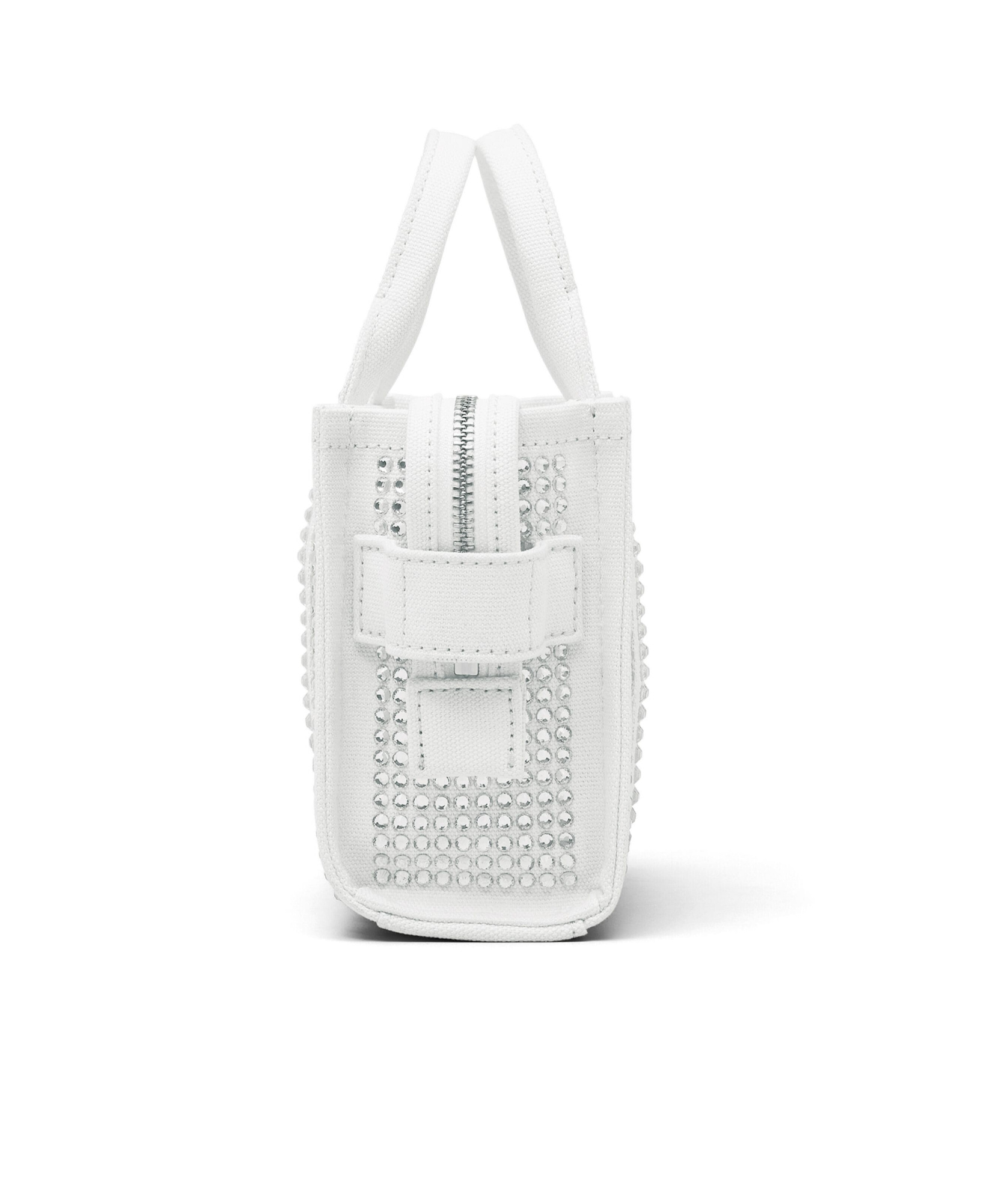 Marc Jacobs Women's The Crystal Canvas Small Tote Bag In White