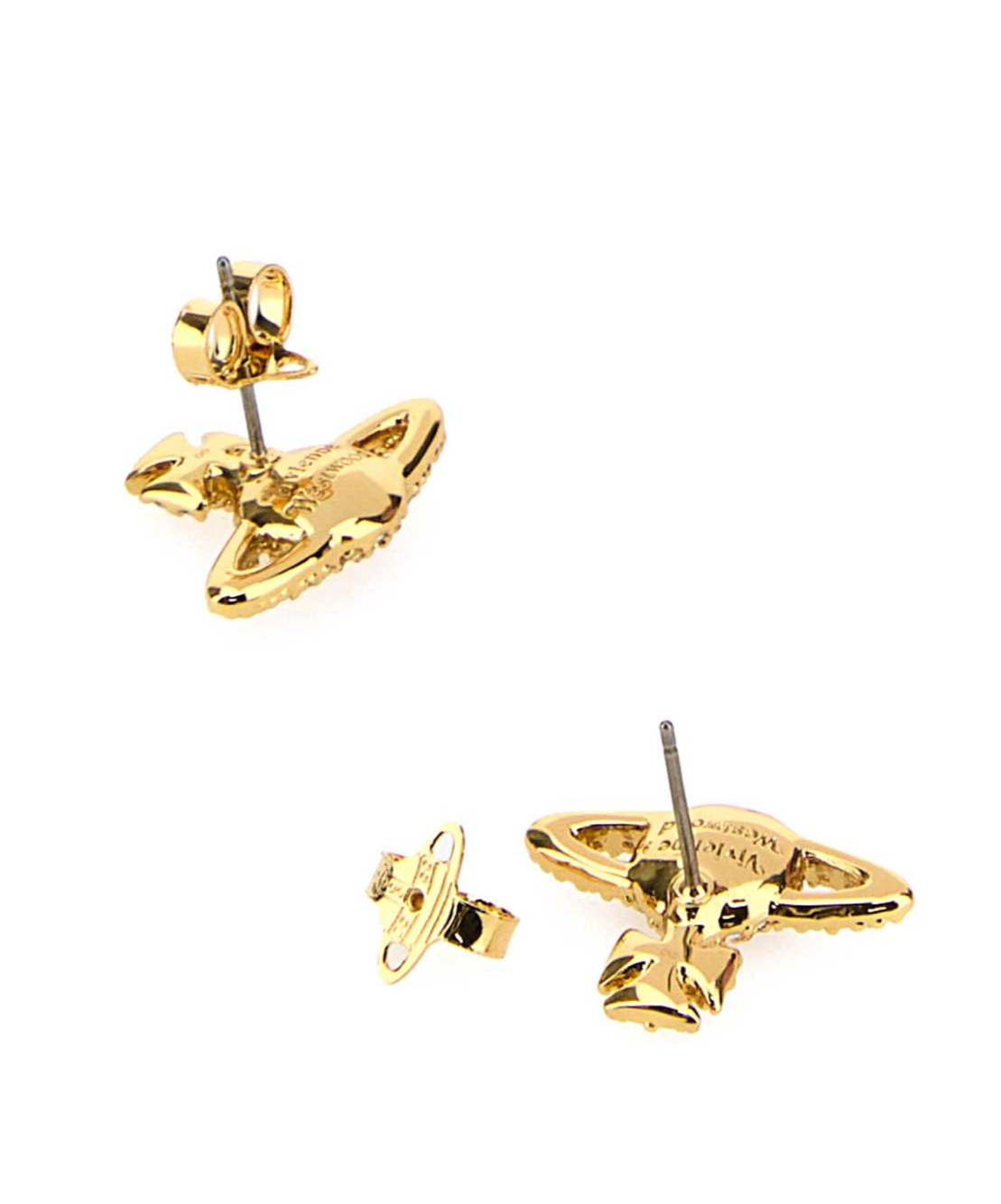 Vivienne Westwood Embellished Earrings In Yellow