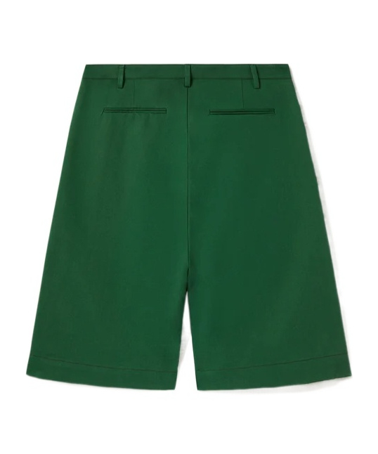 La Doublej Boyfriend Shorts In Green