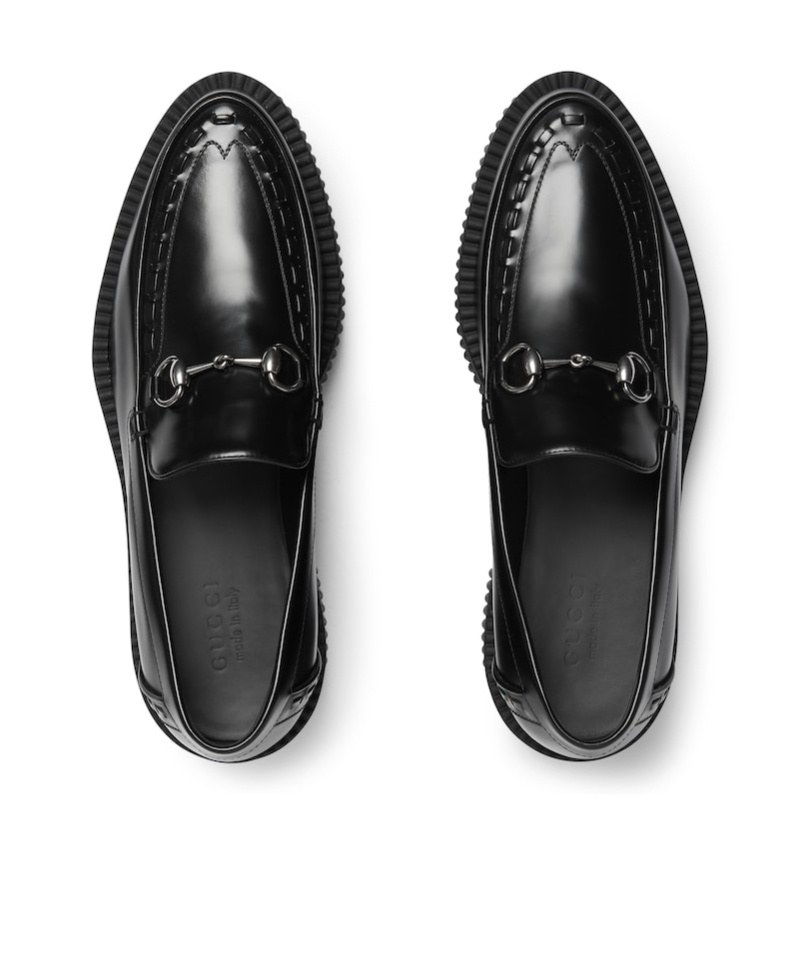 Gucci Men's Damien Creeper Bit Loafers In Black