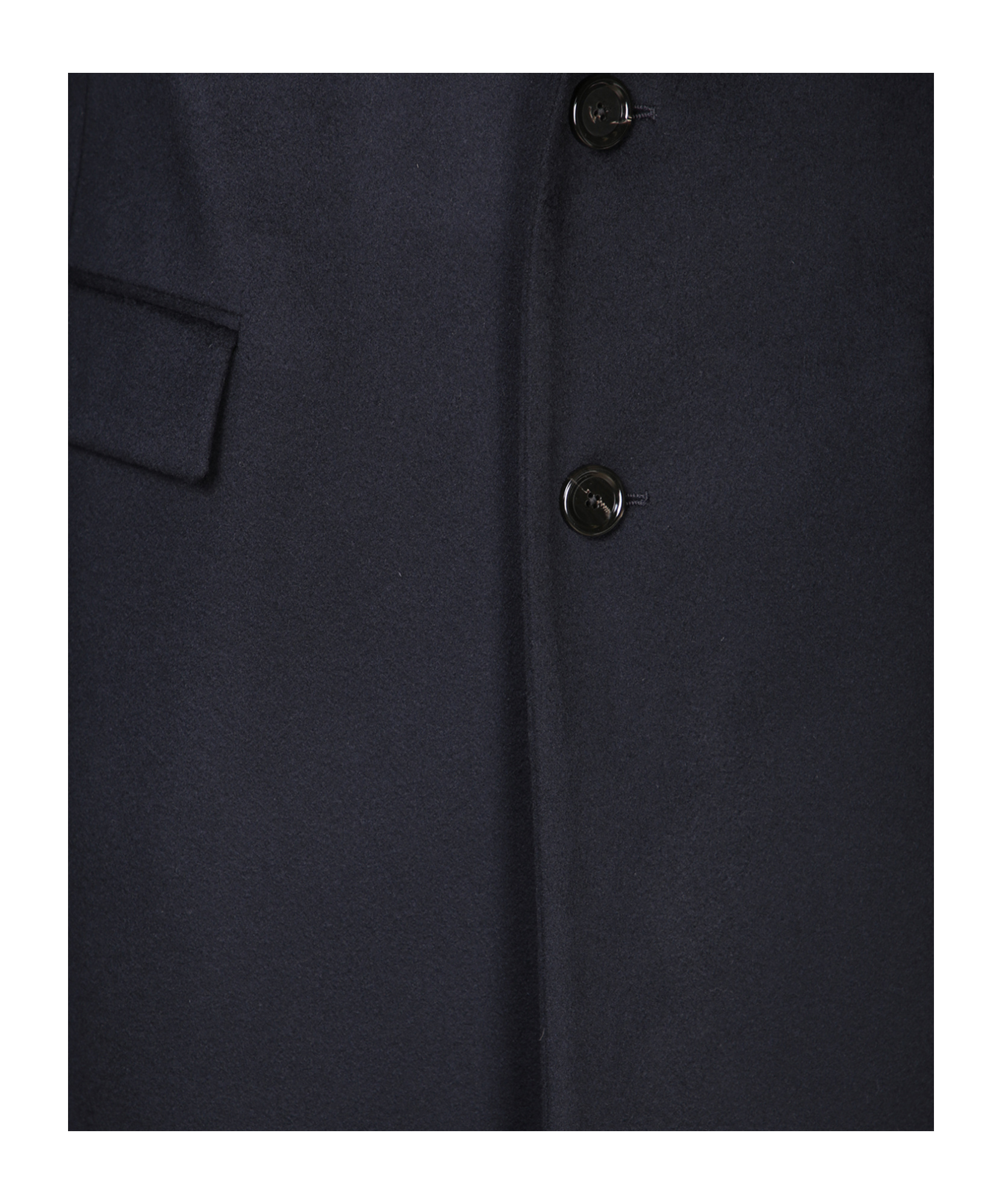 Lardini Classic Long Coat With Tailored Fit And Elegant Detailing In Blue