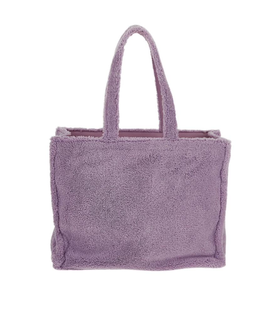 Acne Studios Logo Handbag In Purple