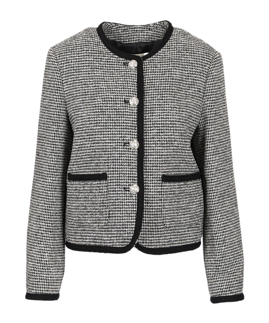 Dunst Boucle Tweed Jacket Jackets Grey