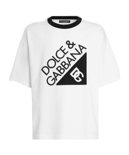 Dolce & Gabbana Graphic T-shirt Short Sleeves In White
