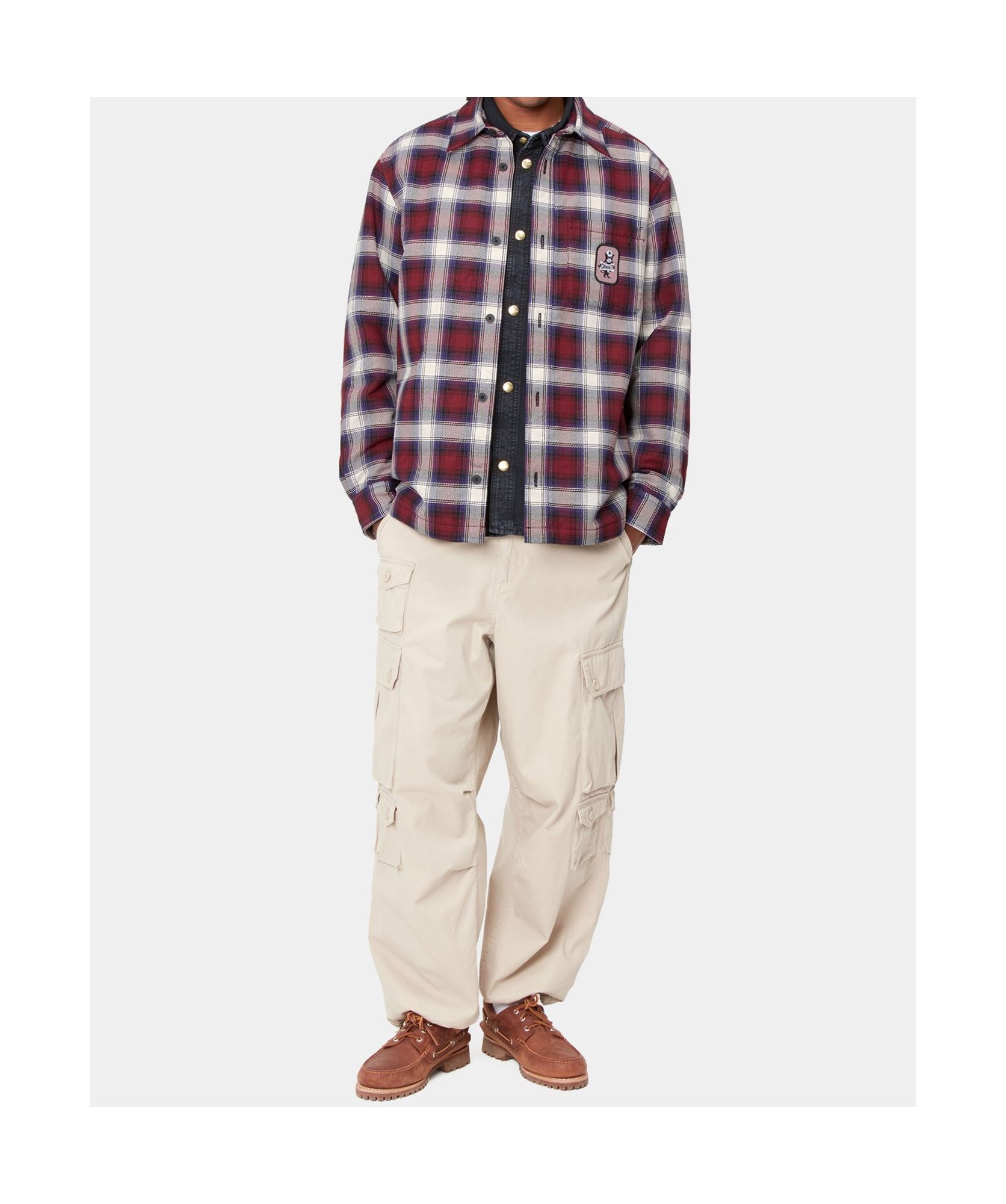 Carhartt Monahan Shirt Jacket In Gray