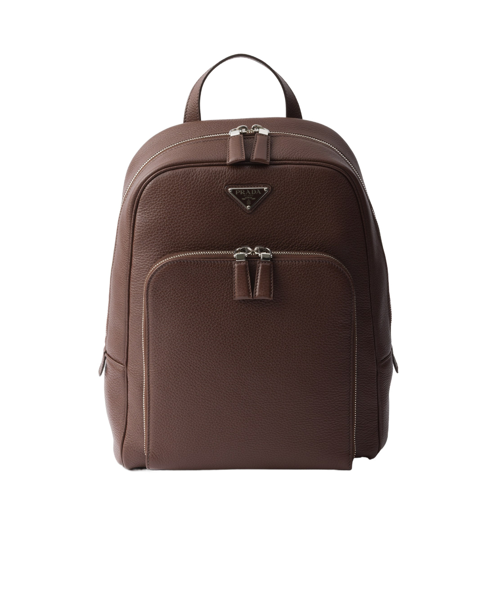 Prada Structured Leather Backpack