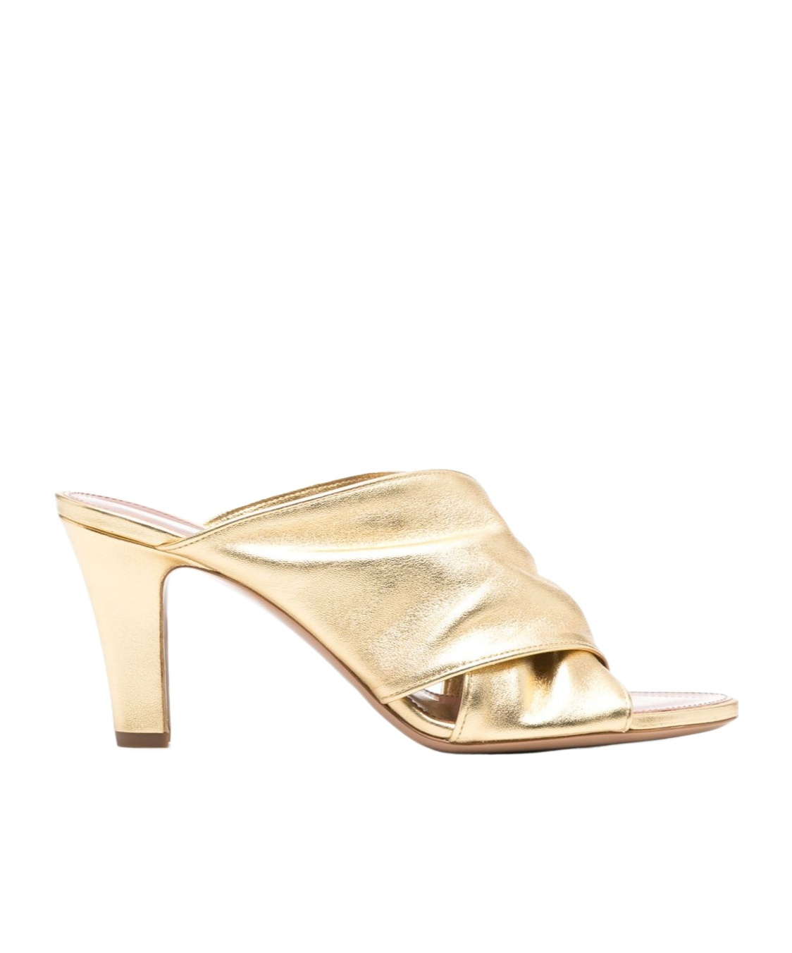 Paris Texas Round-toe High-heeled Sandals In Brown