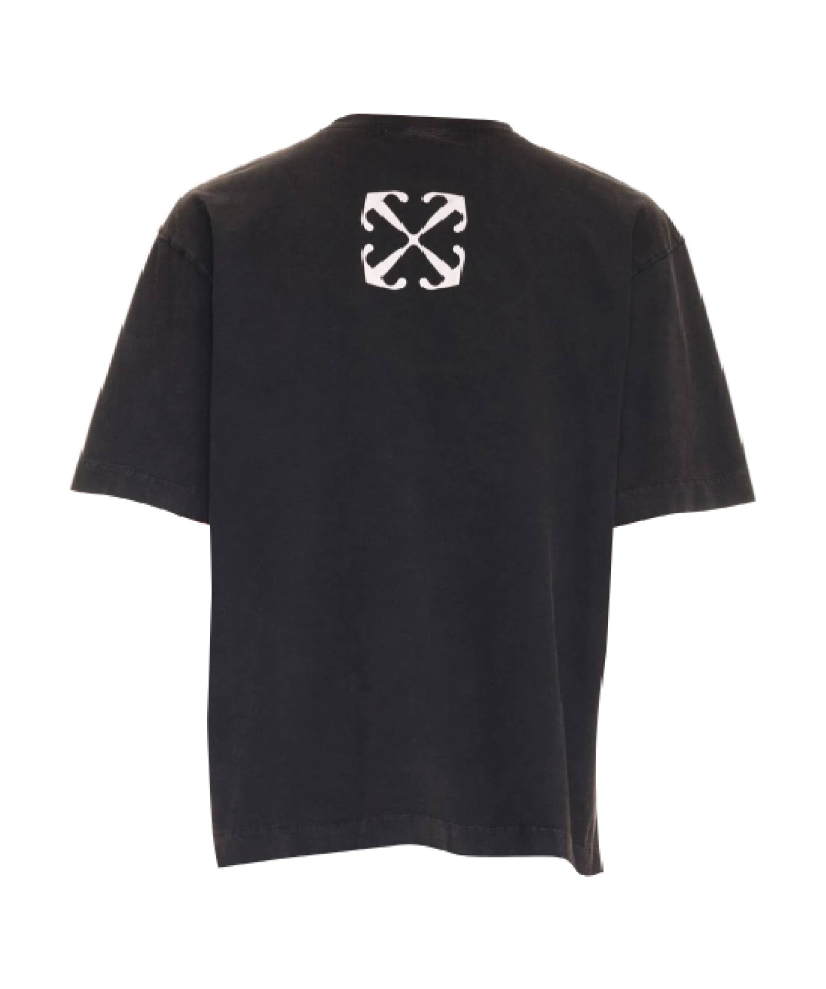 Shop Off-white Short-sleeved T-shirt In Black