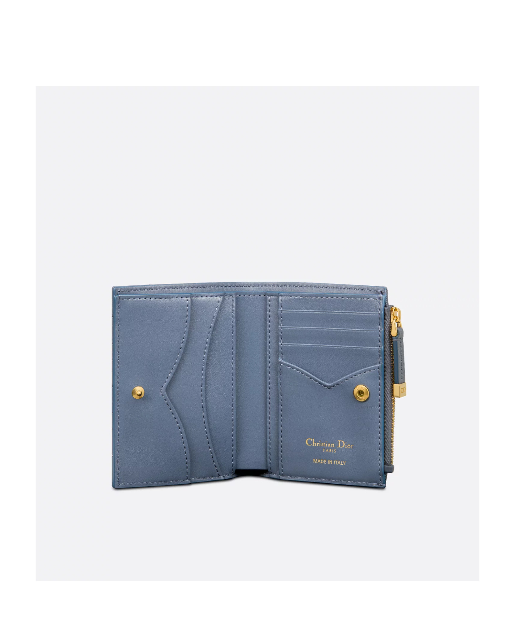 Dior Jolie Logo Wallet In Blue
