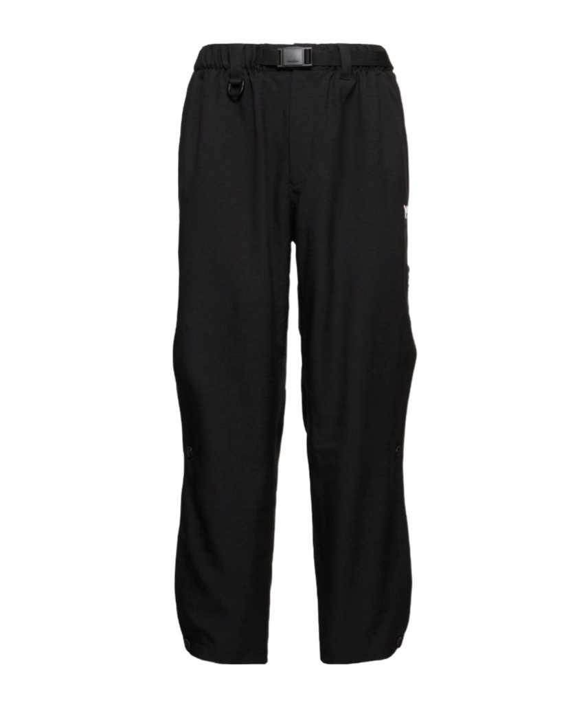 Y-3 Adidas Twill Cargo Pants In Black