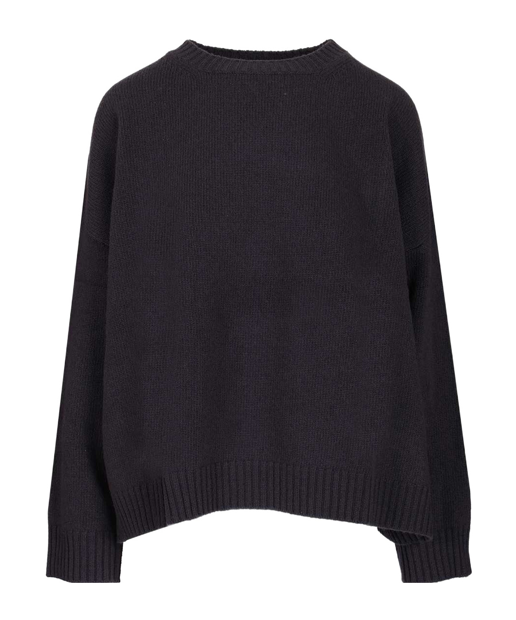 Weekend Max Mara Long-sleeved Sweater In Black