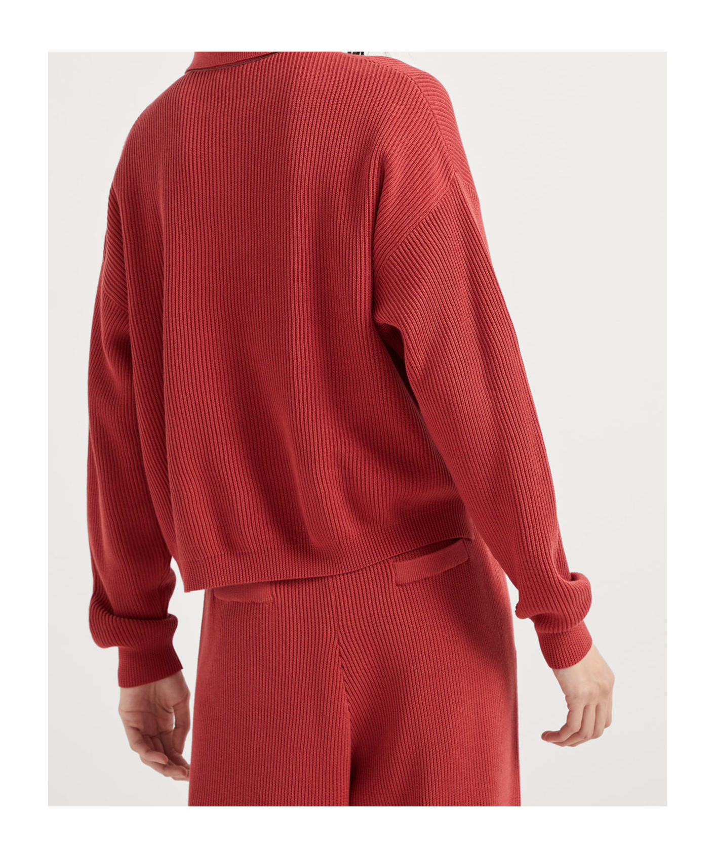 Brunello Cucinelli Knit Sweater In Red