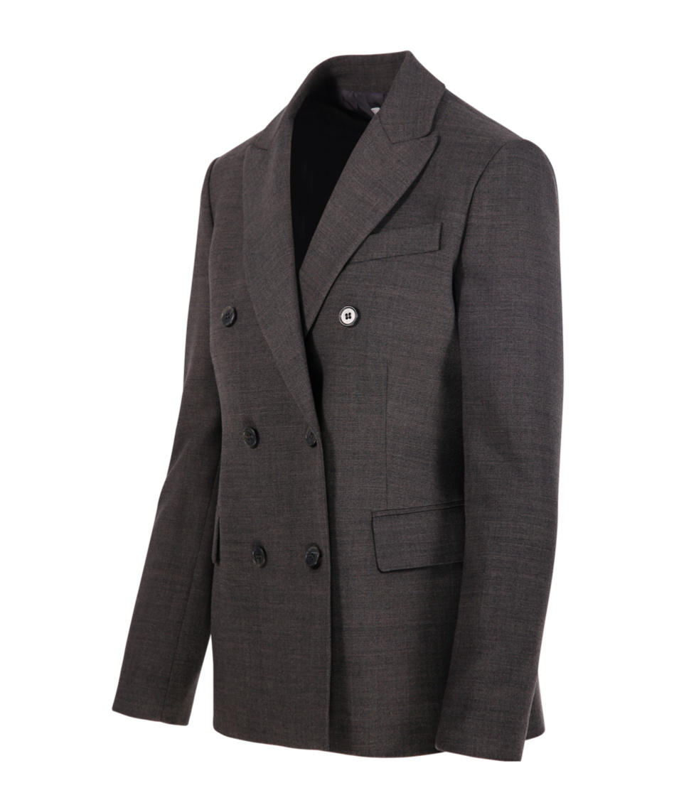 P.a.r.o.s.h Double-breasted Suit Jacket In Animal Print