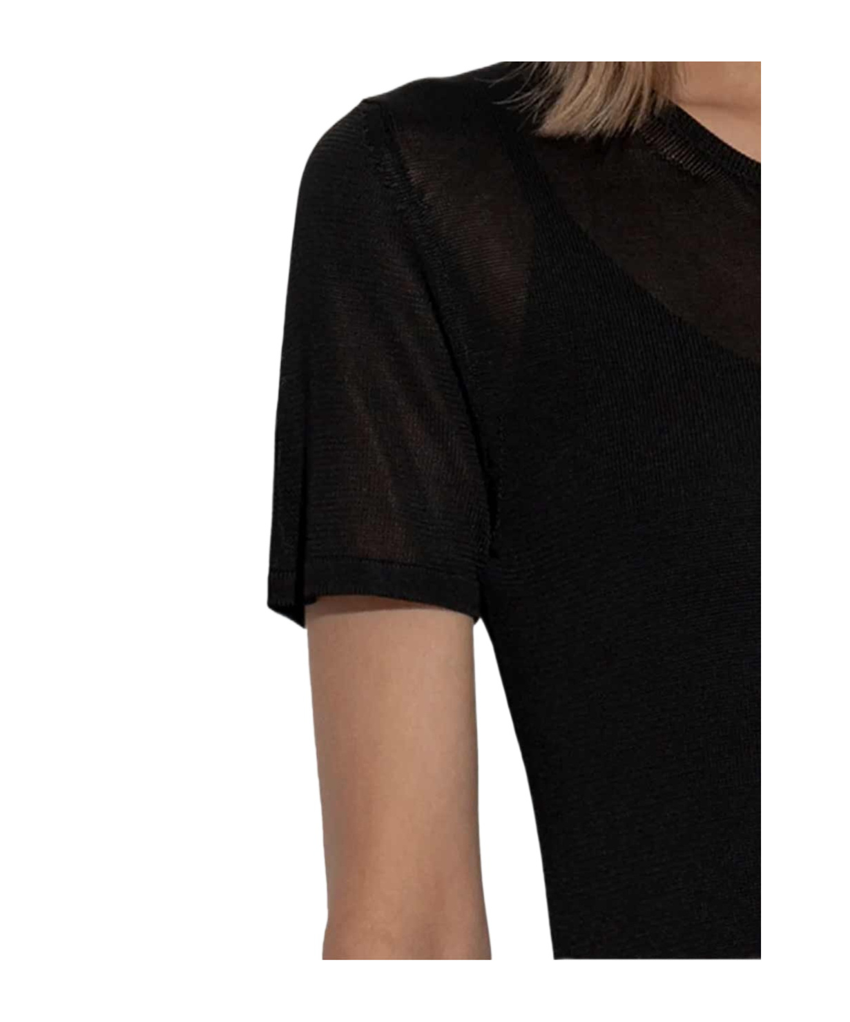 Lemaire Side-slits Maxi Dress In Black